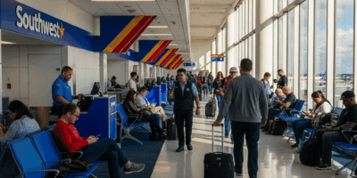 Professional photograph related to: What Concourse Is Southwest at New Orleans MSY Airport?. High qu
