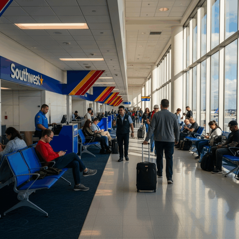 Professional photograph related to: What Concourse Is Southwest at New Orleans MSY Airport?. High qu