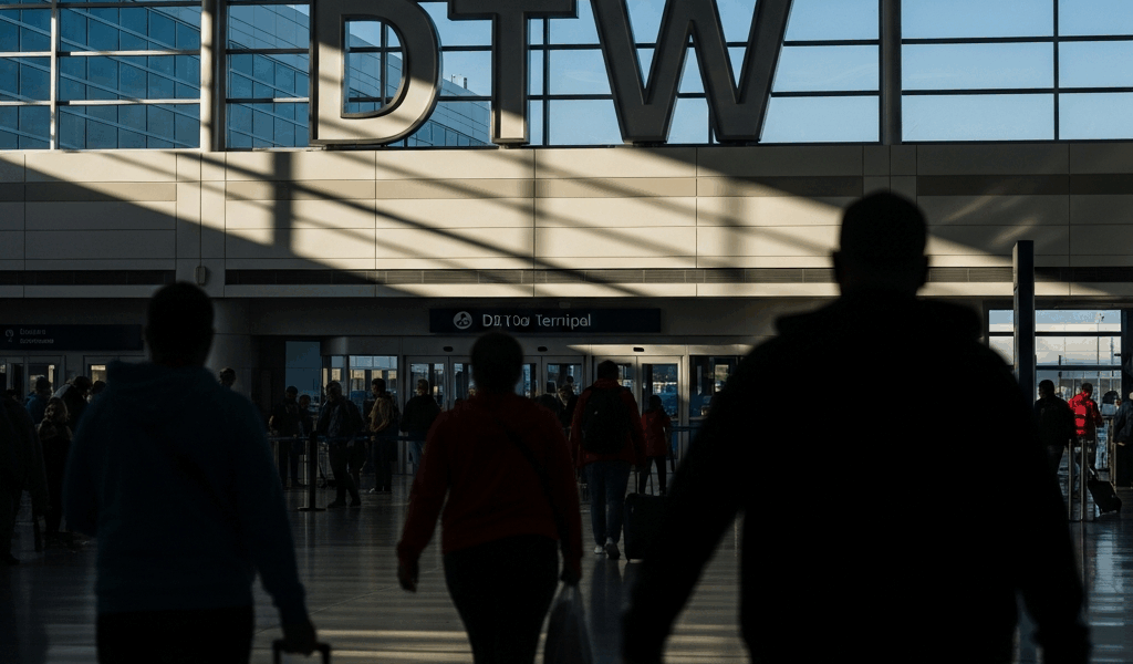 Professional photograph related to: Why Is Detroit Airport Code DTW? What the Letters Mean. High qua