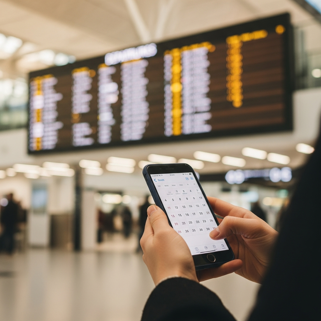 Get Live Flight Gate and Delay Alerts on Your Calendar
