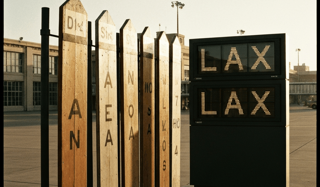 Why Does Los Angeles Airport Use LAX Not LA Code