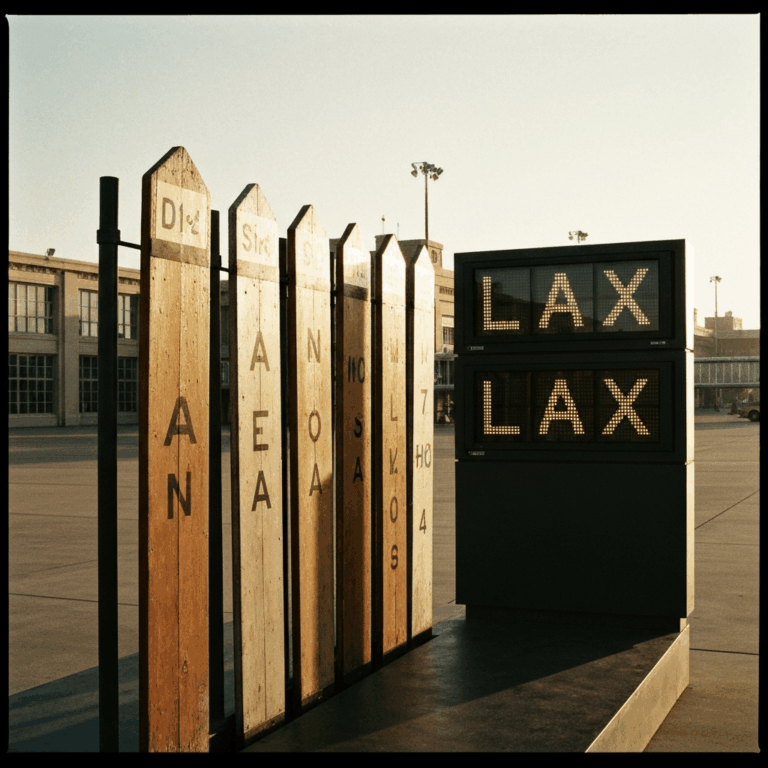 Why Does Los Angeles Airport Use LAX Not LA Code